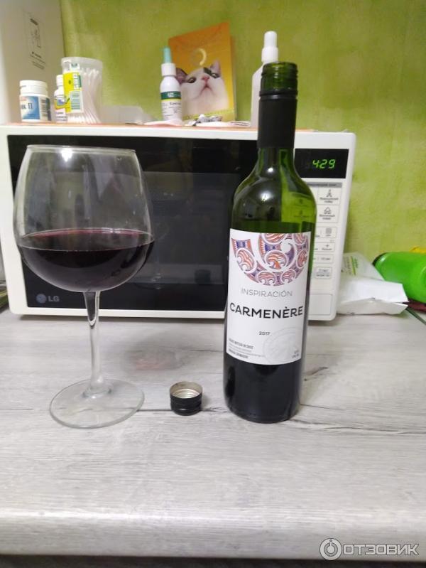 Вино красное сухое Inspiracion Carmenere Чили фото