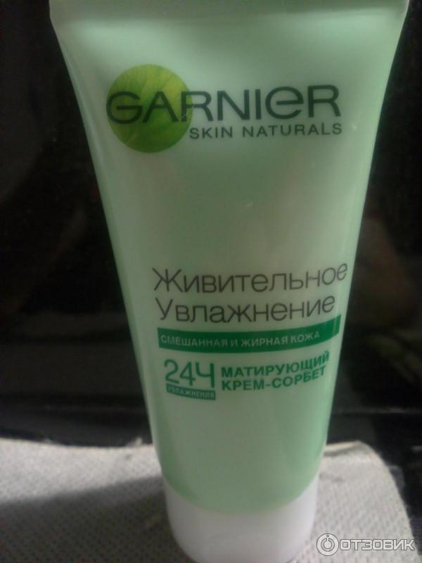 Матирующий крем-сорбет Garnier Живительное увлажнение фото