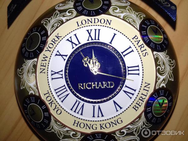 Чай черный цейлонский листовой Richard christmas clocks фото