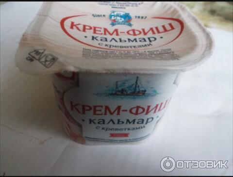 Паста из морепродуктов Европром Крем Фиш кальмар-креветка фото