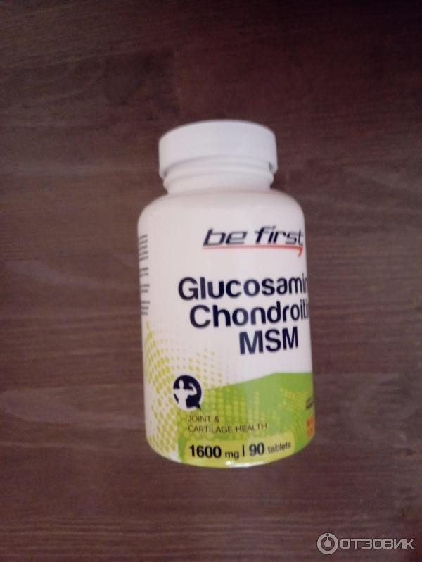 Препарат для суставов и связок Be First Glucosamine + Chondroitin + MSM фото