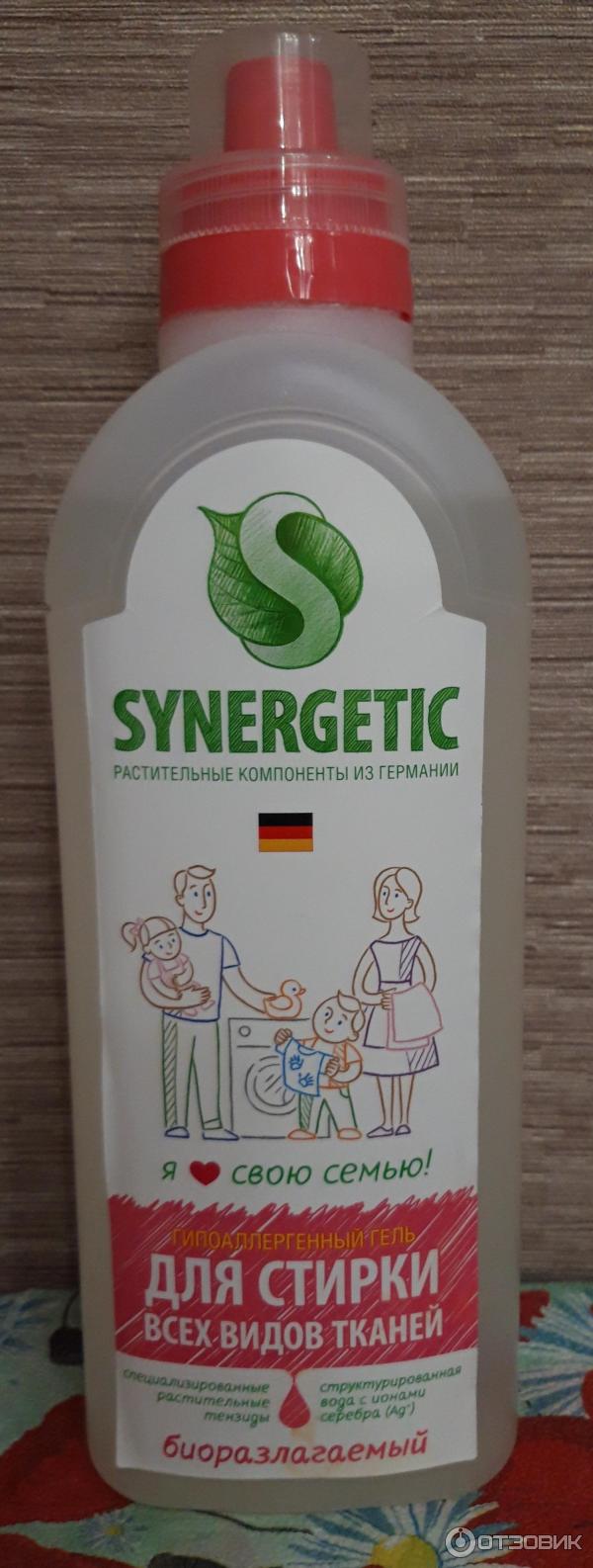 Гель для стирки белья SYNERGETIC универсальный фото