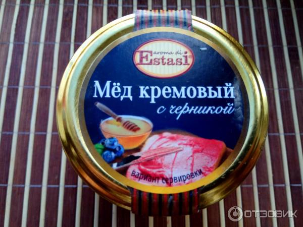 Мед кремовый с черникой Aroma di Estasi фото