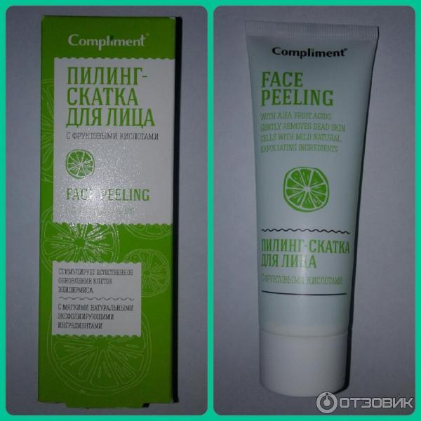 Пилинг-скатка для лица Comliment Face Peeling с фруктовыми кислотами фото