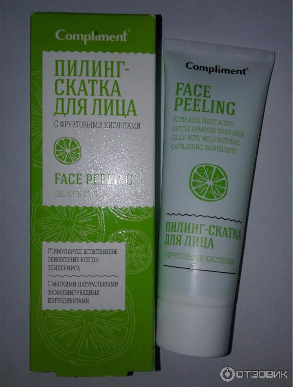 Пилинг-скатка для лица Comliment Face Peeling с фруктовыми кислотами фото