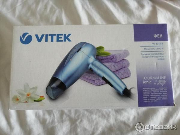 Tourmaline ionic как разобрать фен Отзыв о Фен Vitek VT-2316 B Для бассейна и в поездку самое то!