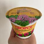 Творог зерненый "Пискаревский" со сливками фото