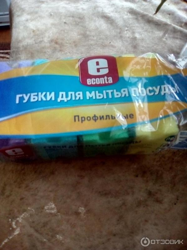 Губки для мытья посуды Econta фото