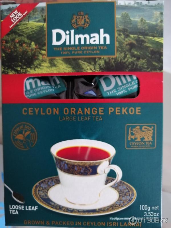 Чай Dilmah крупнолистовой фото