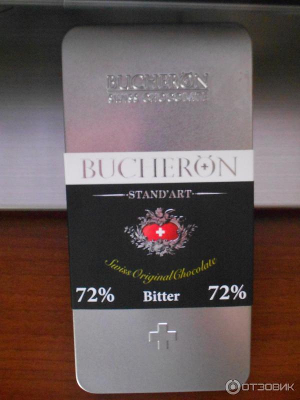 Горький шоколад Bucheron Swiss Heritage Stand'art Bitter 72% какао фото