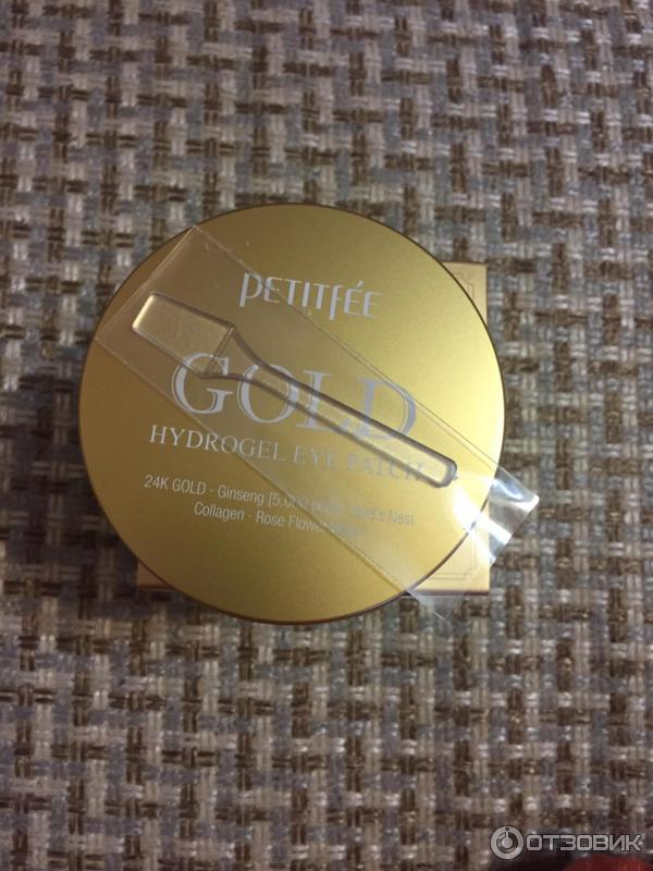 Гидрогелевые патчи Petitfee Gold Hydrogel Eye Patch фото