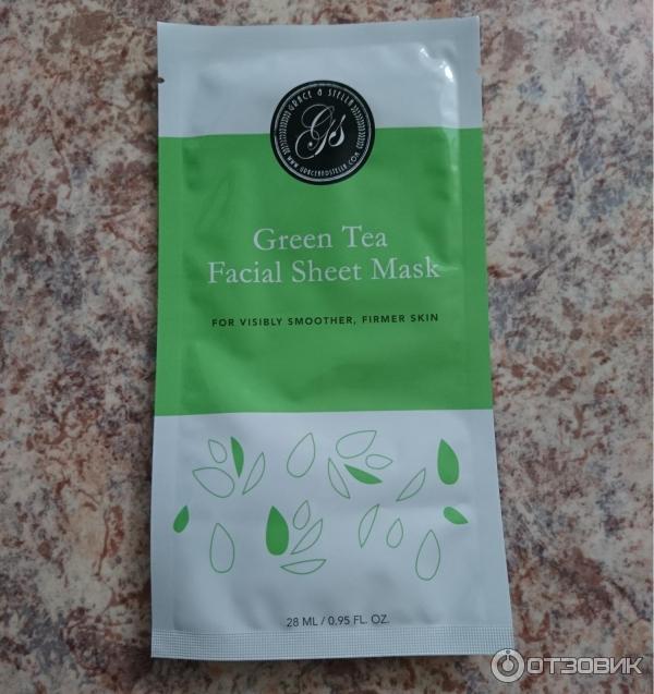 Тканевая маска для лица Grace & Stella с экстрактом зеленого чая Green Tea Facial Sheet Masks фото