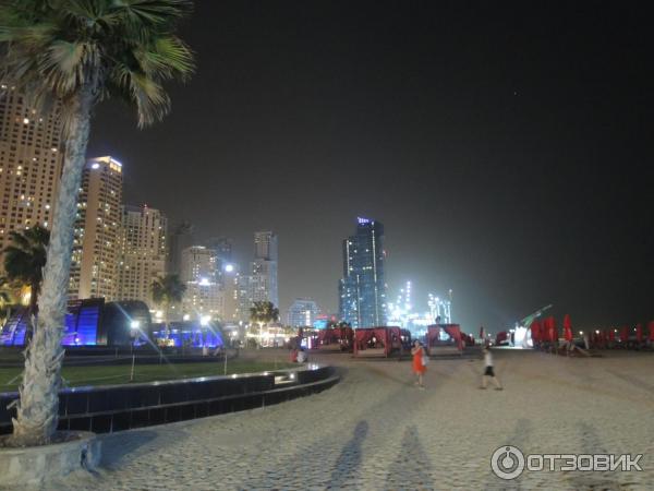 Пляж Dubai Marina beach (ОАЭ, Дубай) фото