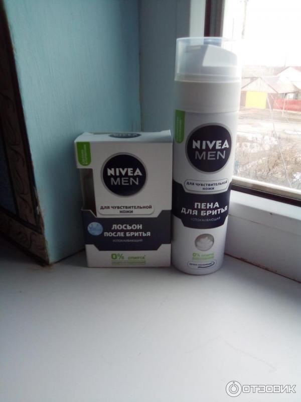 Набор пена для бритья и лосьон после бритья Nivea for Men фото