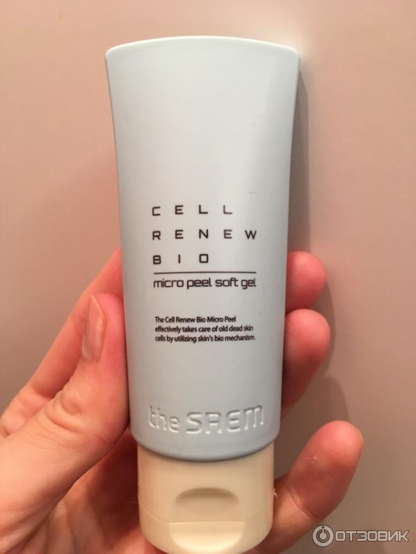 Гель-пилинг для лица The Saem Cell Renew Bio Micro Peel Soft Gel фото