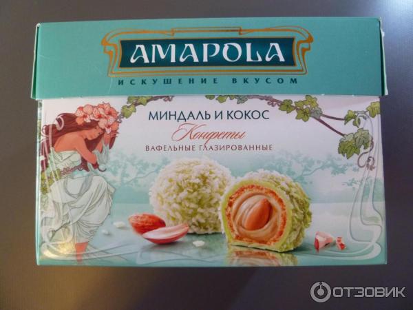 Конфеты РусКо Amapola Миндаль и кокос фото