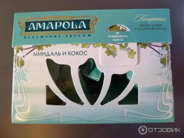 Конфеты РусКо Amapola Миндаль и кокос фото