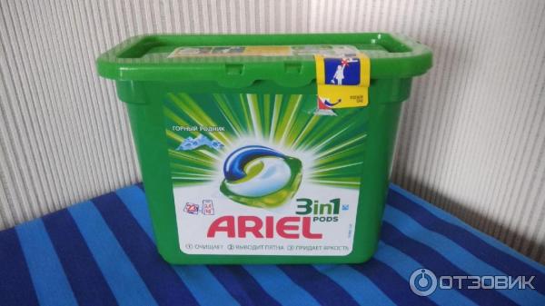 Капсулы для стирки Ariel PODS 3 в 1