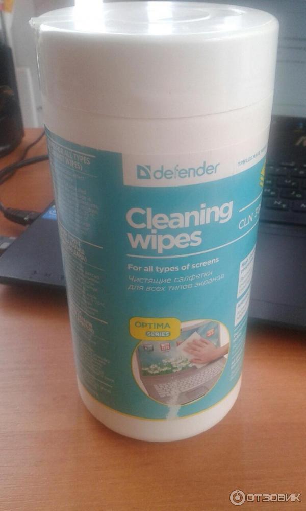 Салфетки чистящие Сима-Ленд для всех типов экранов Cleaning wipes фото