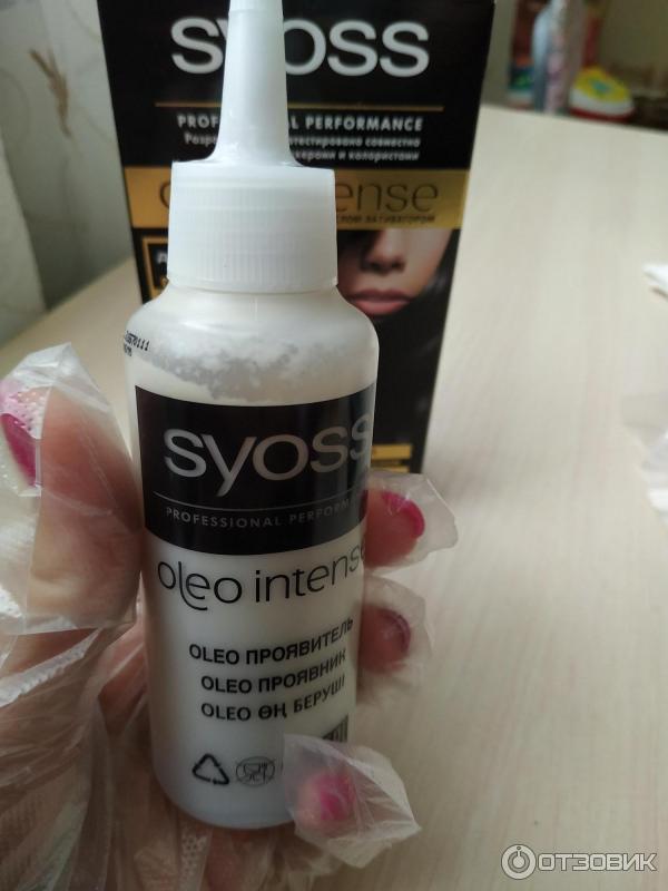 SYOSS Oleo Intense стойкая краска с маслом-активатором 1-10 Глубокий черный фото