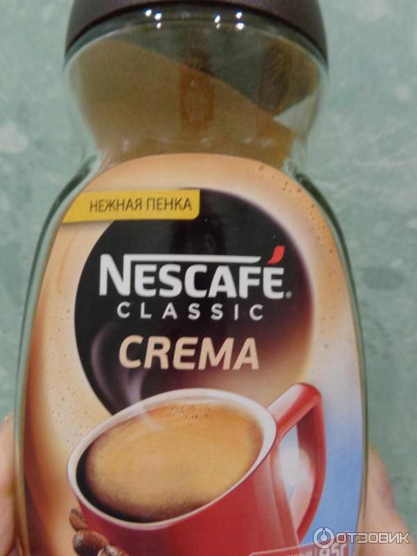 Кофе Nescafe Classic с пенкой Crema фото