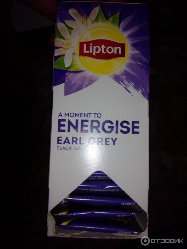 Чай lipton a moment to energise EARL GREY фото