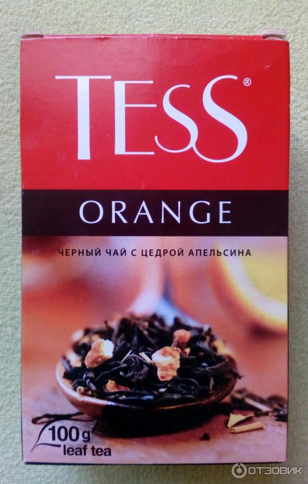 Черный чай TESS Orange фото