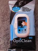 Влажные салфетки для экранов всех типов OptiClean фото