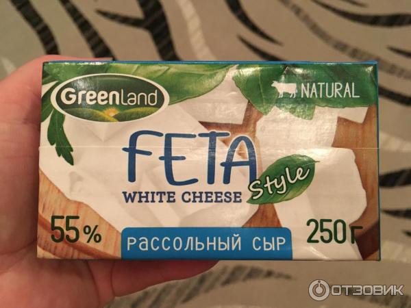 Продукт рассольный Greenland feta white cheese фото