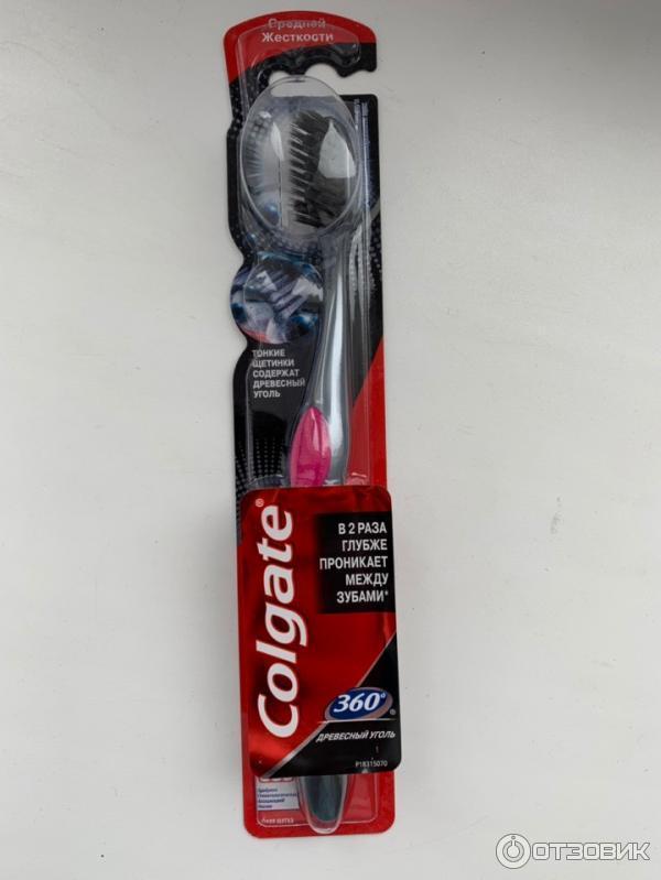 Зубная щетка Colgate 360 Древесный уголь фото