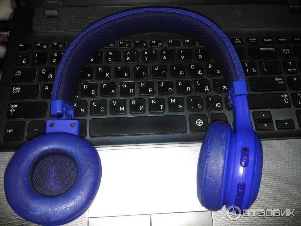 Беспроводные наушники с микрофоном JBL E45BT Blue фото