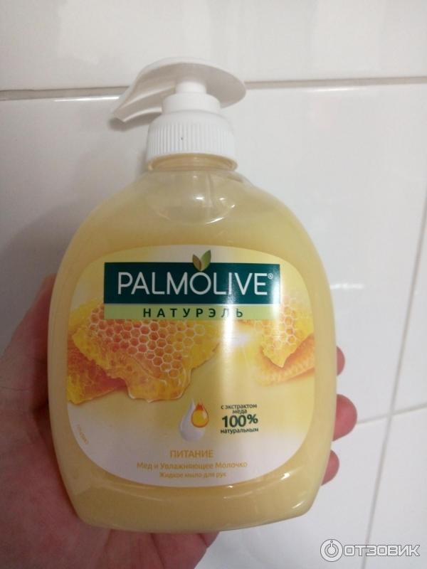 Жидкое мыло Palmolive Натурель Мед и Увлажняющее молочко фото