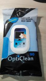 Влажные салфетки для экранов всех типов OptiClean фото
