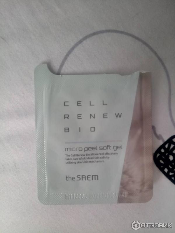 Гель-пилинг для лица The Saem Cell Renew Bio Micro Peel Soft Gel фото