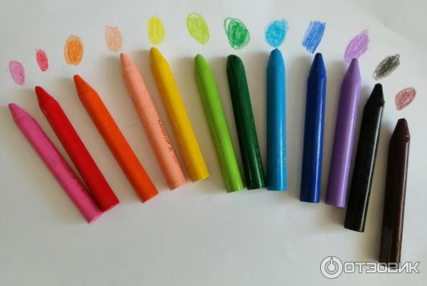 Трехгранные цветные мелки Bic Plastidecor фото