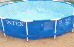 Каркасный бассейн INTEX Metal Frame Pool фото