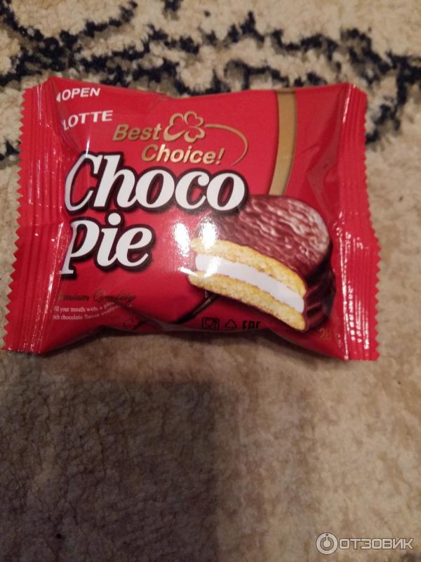 Печенье Lotte Choco Pie фото