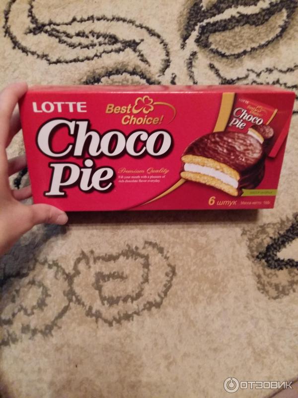 Печенье Lotte Choco Pie фото