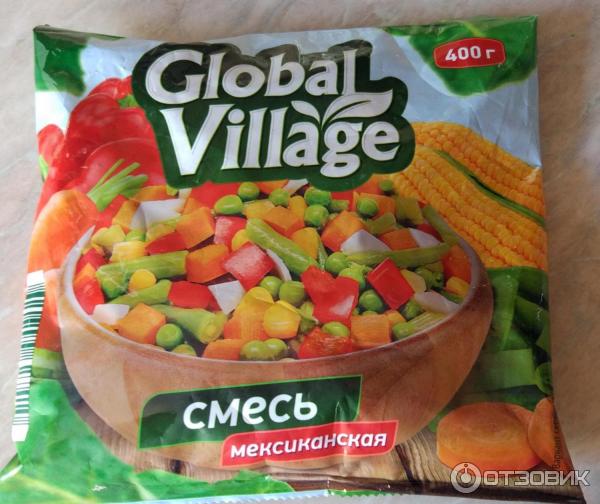 Замороженные овощи Global Village Мексиканская смесь фото