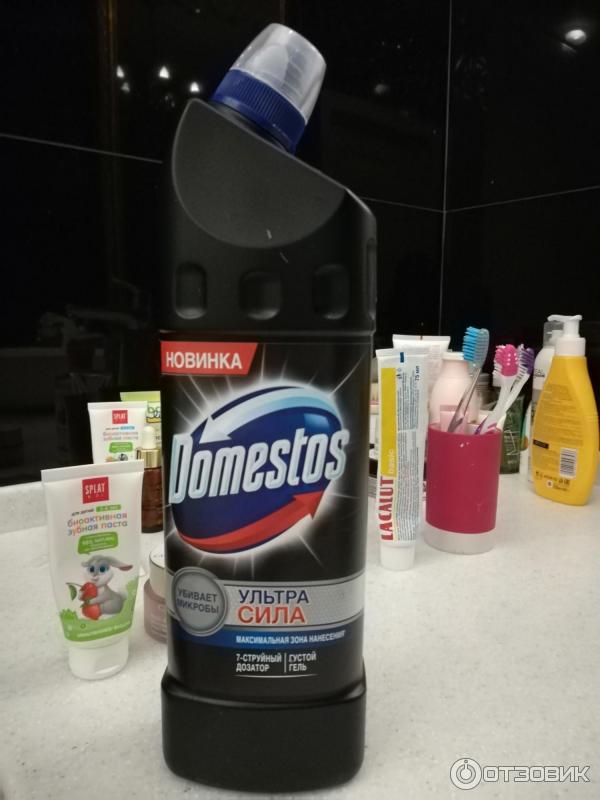 Средство для уборки туалета 1 л domestos доместос эксперт сила 7 ультра сила