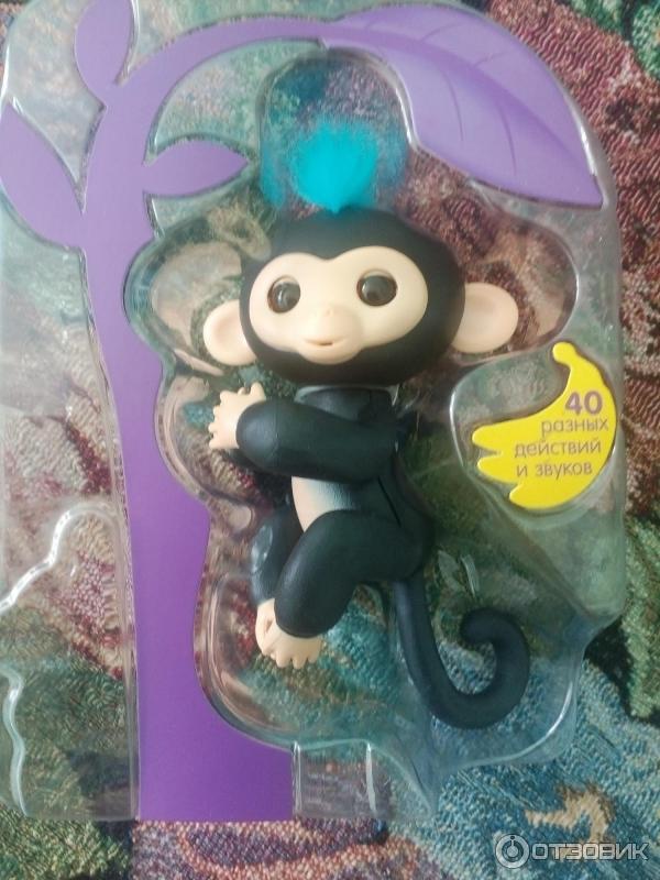 Интерактивная игрушка Fingerlings Happy Monkey фото