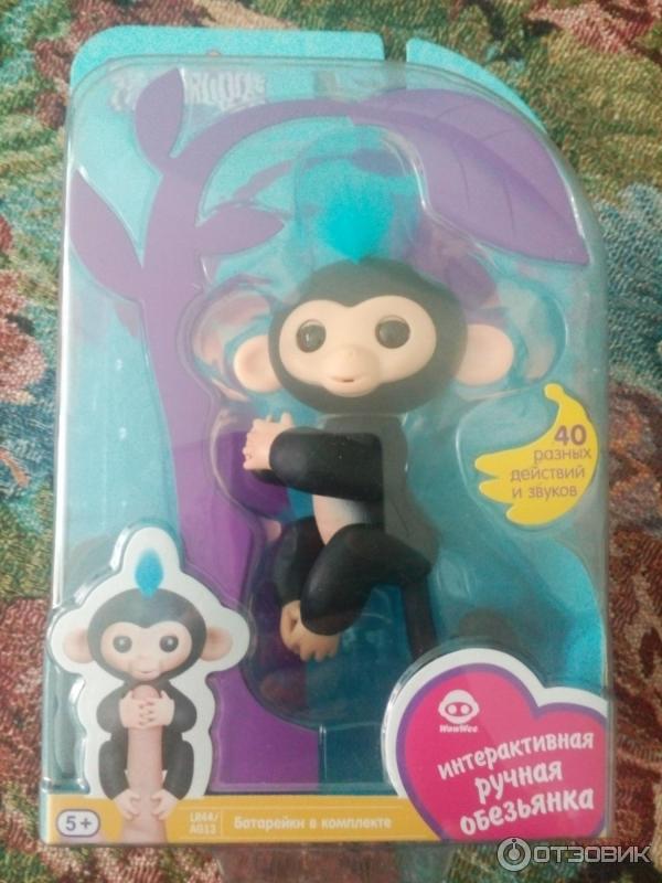 Интерактивная игрушка Fingerlings Happy Monkey фото