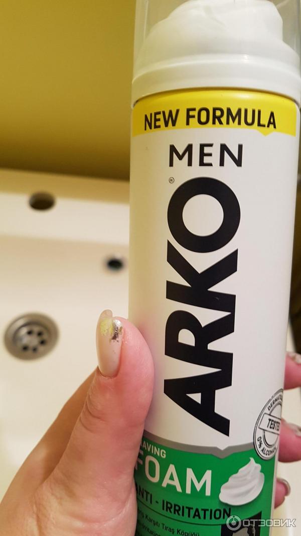 Пена для бритья ARKO MEN Anti-Irritation Защита от Раздражения фото