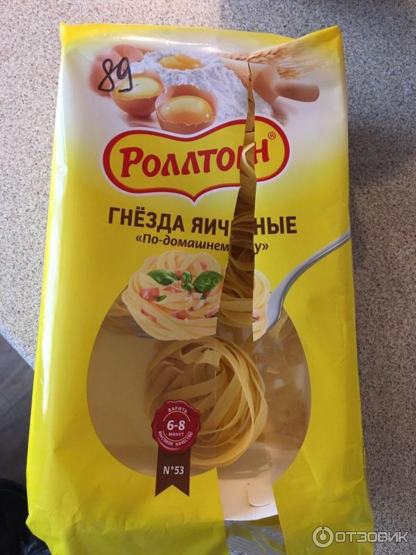 Макаронные изделия Роллтон Гнезда фото