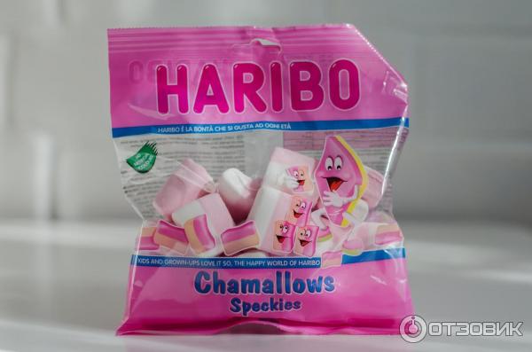 Жевательный зефир Haribo Chamallows Speckies фото