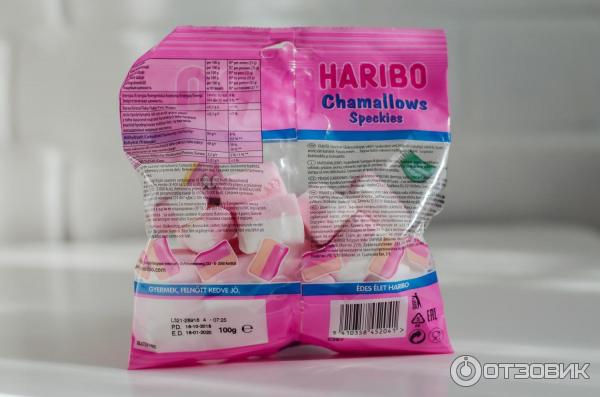 Жевательный зефир Haribo Chamallows Speckies фото