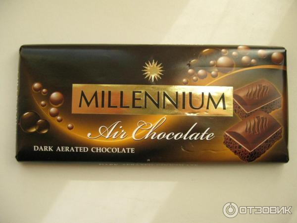 Пористый черный шоколад Millenium Air Chocolate отзыв