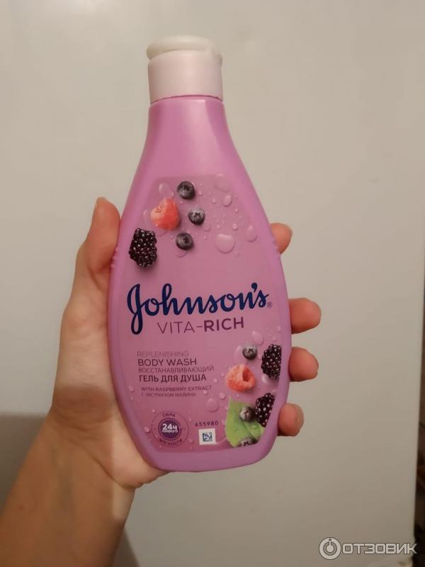 Гель для душа Johnson’s vita-rich Востанавливающий фото