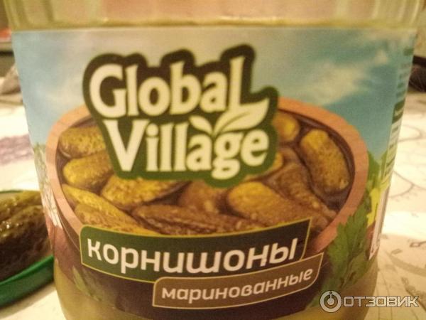 Корнишоны маринованные Global Village фото