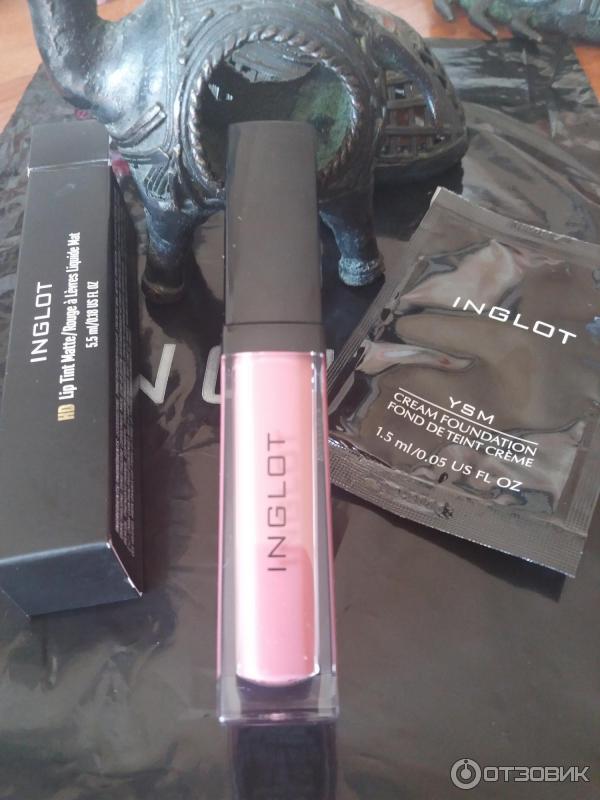 Матовая помада Inglot Lip Tint Matte фото